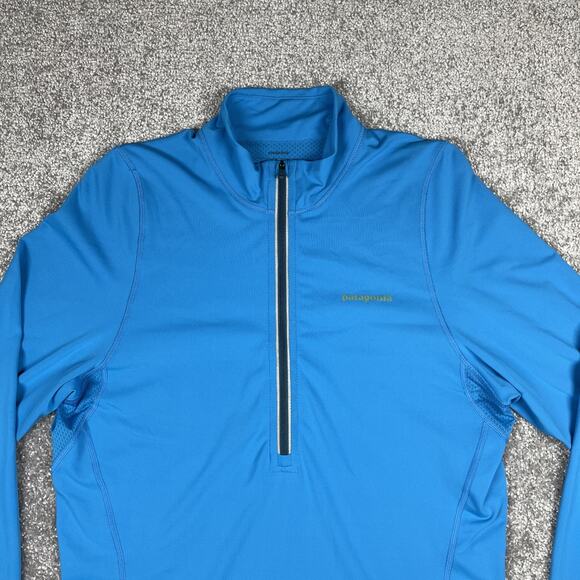 Patagonia 1/2 Zip Pullover Mens Extra Small All Weather Top Mesh Performance - Picture 3 of 14